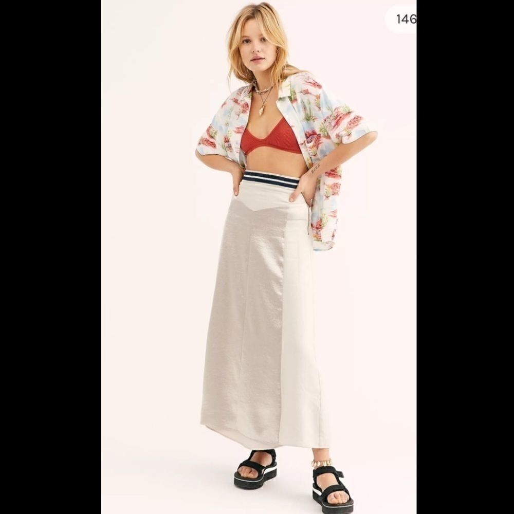 Free people Venus Shines Maxi Skirt Size XS